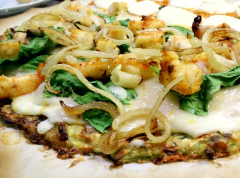 Nom of the Month – Zucchini-Crust&nbsp;Pizza