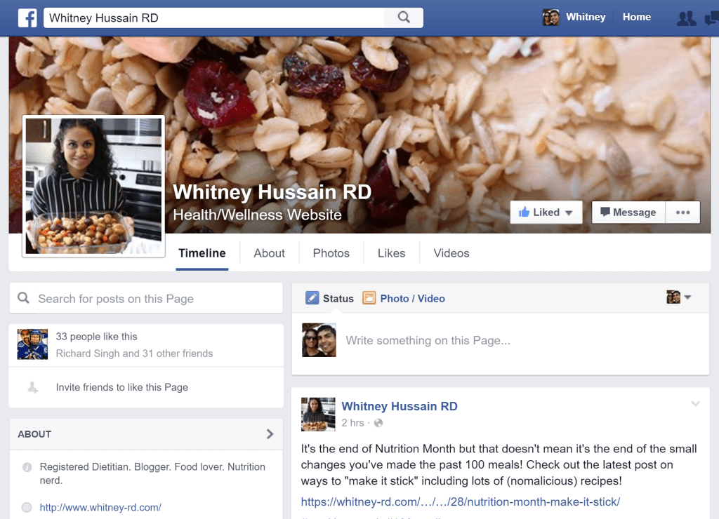 I’m finally on Facebook!