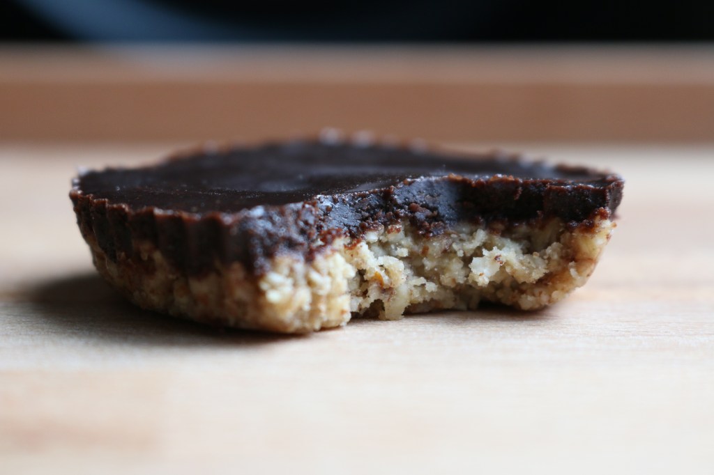 Sweet and Salty Nut Chocolate Cups&nbsp;(Vegan+GF)